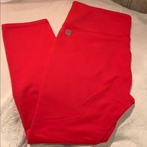 Fabletics Red workout Capris
